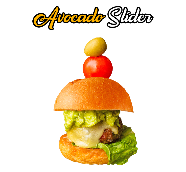 Avocado Slider Farm Burger