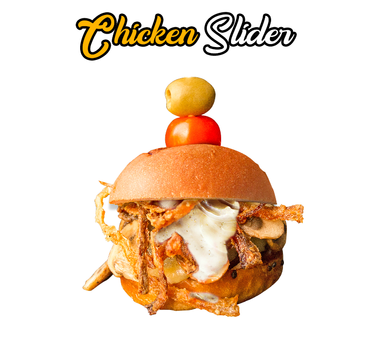 Chicken Slider Farm Burger
